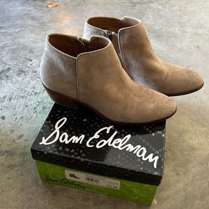 Sam Edelman “Petty, Putty Suede” Booties